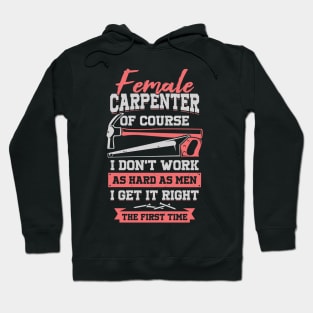 Female Carpenter Girl Gift Hoodie